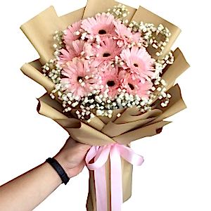 Marmaris Çiçek - Pembe Gerbera Buketi